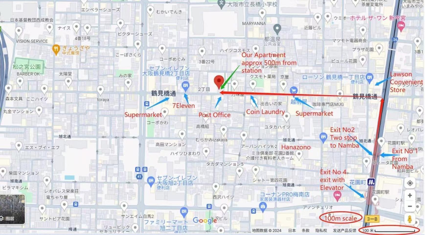 Hometsurumibashi - Vacation 98516v Apartemen Osaka